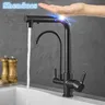 Robinet de cuisine filtré au toucher gris…