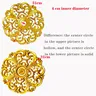 Rosace plafond décorative ronde baroque rococo motifs… – vue 3