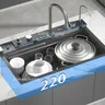 Évier cuisine encastrable acier inoxydable finition… – vue 3