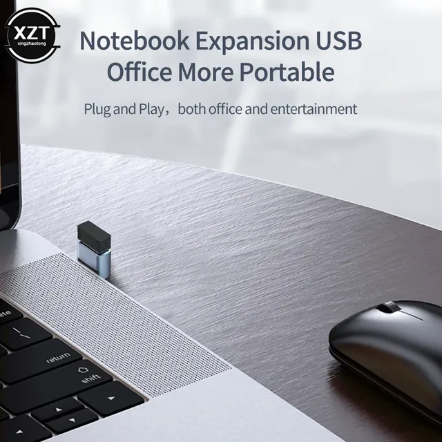 Kang-Adaptateur usb-c mâle vers usb-a mâle/usb-c mâle… – vue 6