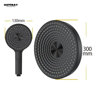 ABS 300mm haute pression grand Spray supérieur salle de bain de pluie…