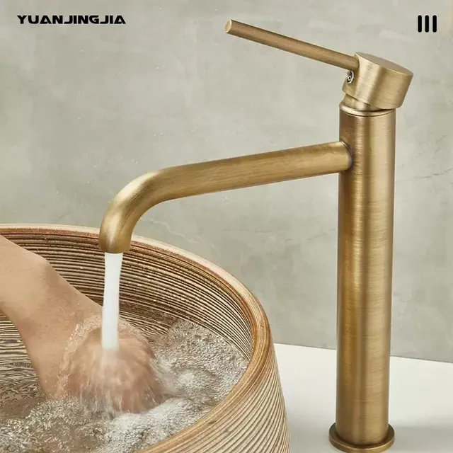 Robinets de lavabo Robinet de salle de bains en bronze… – vue 4