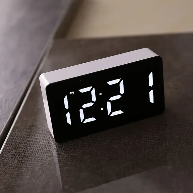 LED miroir numérique alarme 12/24 heures affichage… – vue 5