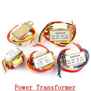 Transformateur de puissance 50W 30W 10W 5W 220V à simple/Double 6V/9V/12V/15V/18V/24V Transformateur de puissance 50W 30W 10W 5W 220V à simple/Double 6V/9V/12V/15V/18V/24V