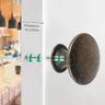 Lot douze boutons meubles ronds tête plate col évasé… – vue 4