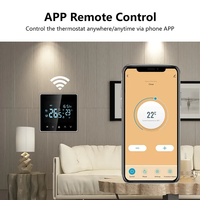 Tuya Wifi Thermostat intelligent chauffage électrique au… – vue 4