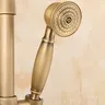 Douchette main chromé laiton brillant rétro céramique… – vue 6