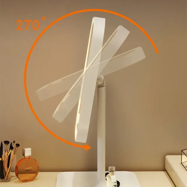 Miroir de vanité de bureau 3 couleurs lumière variable… – vue 3