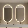 Miroir de salle de bains intelligent ovale – vue 2