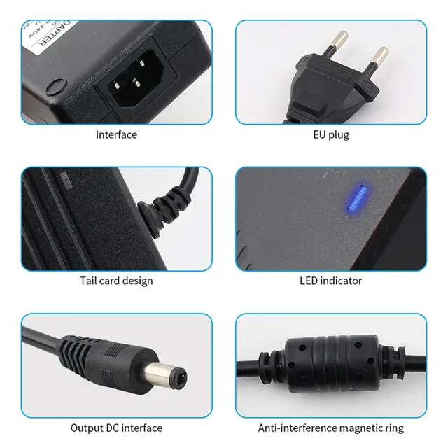 Adaptateur d'alimentation AC 110V - 220V DC 5V 12V 24 V – vue 5