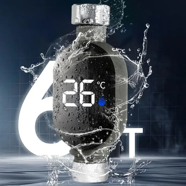 Thermomètre douche numérique étanche tactile écran haute… – vue 2