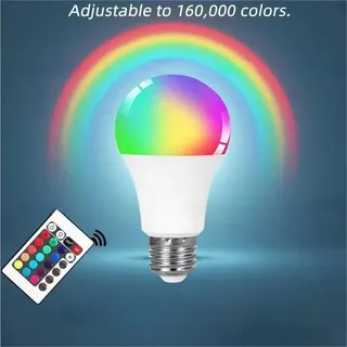 Ampoule LED multicolore RGB