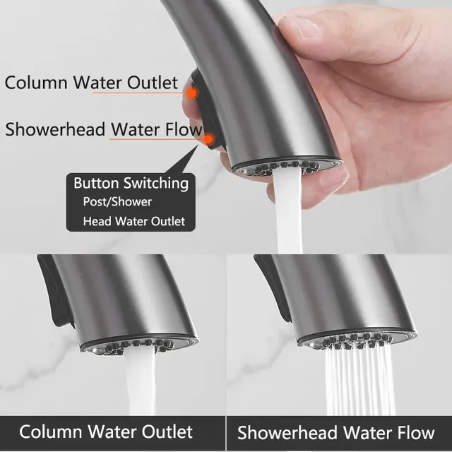 STARON robinet de cuisine extractible tête de… – vue 3