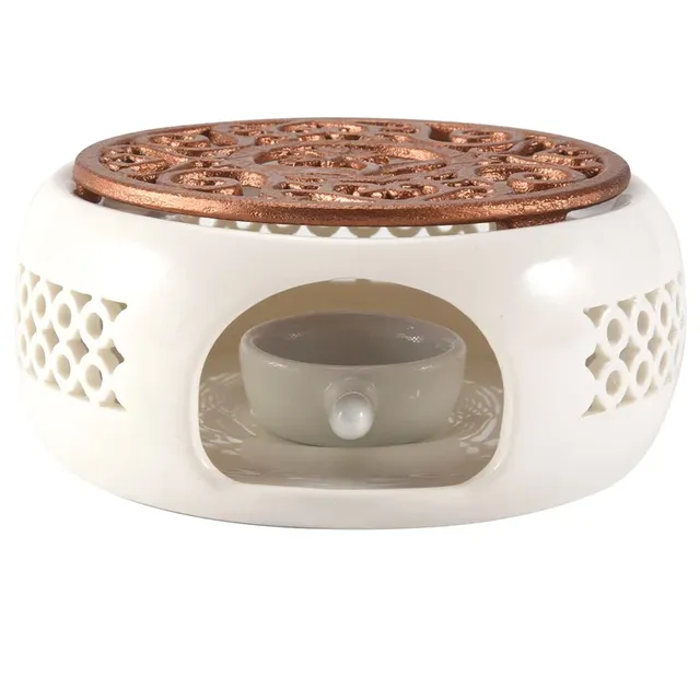 Support chauffeplat théière base isolante porcelaine… – vue 5