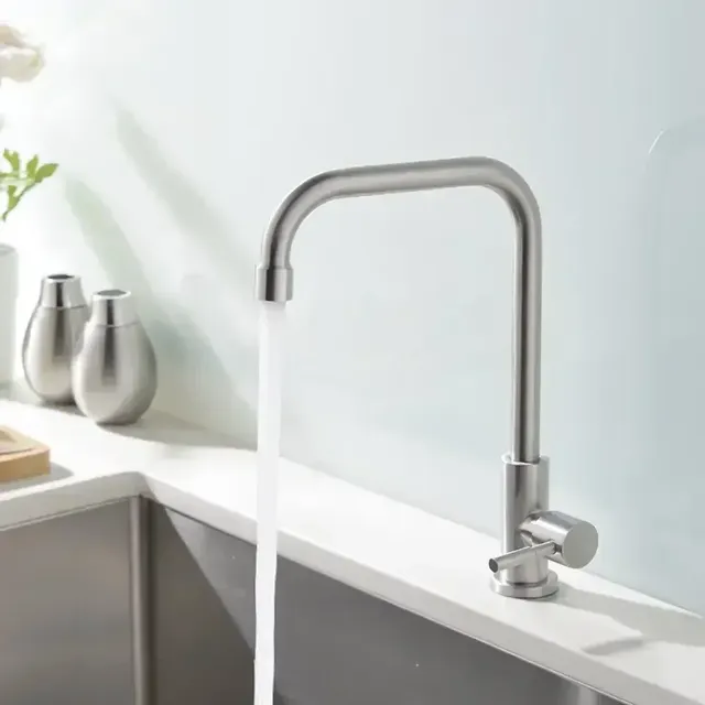Robinet de cuisine en acier inoxydable – vue 5