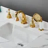 Robinetterie lavabo quatre pièces laiton…