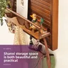 Boîte de compteur électrique décorative en bois – vue 2