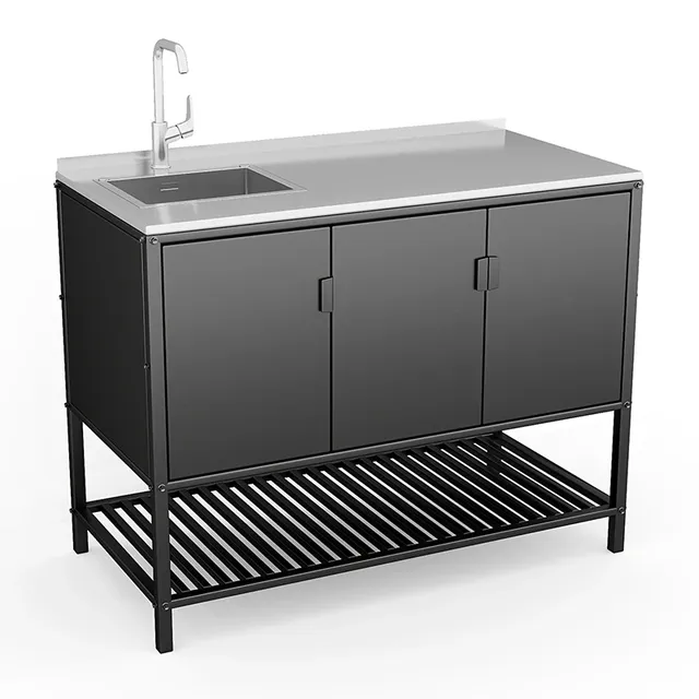 Armoire cuisine extérieure personnalisable acier laminé…