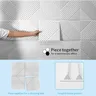 30x30 cm 3D autocollant mural tridimensionnel décoratif… – vue 5