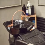 Cadre d&rsquo;eau de Spa avec pompe pour évier de shampoing, équipement de pomme de douche de Salon Portable, cascade de bol de shampoing