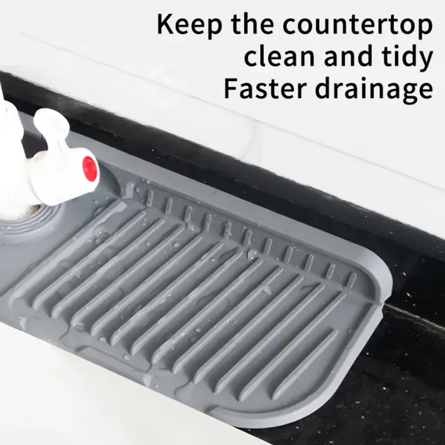 Tapis de robinet en Silicone pratique – vue 4