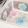 Crépine filtre évier silicone souple antibouchage fleur… – vue 1