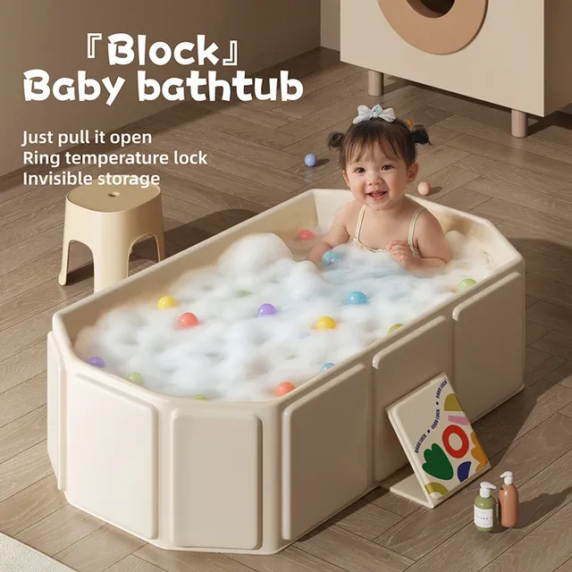 Baignoire pliante épaisse portable pour enfants – vue 2