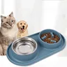 Gamelle double pour chien avec polymères en silicone – vue 3