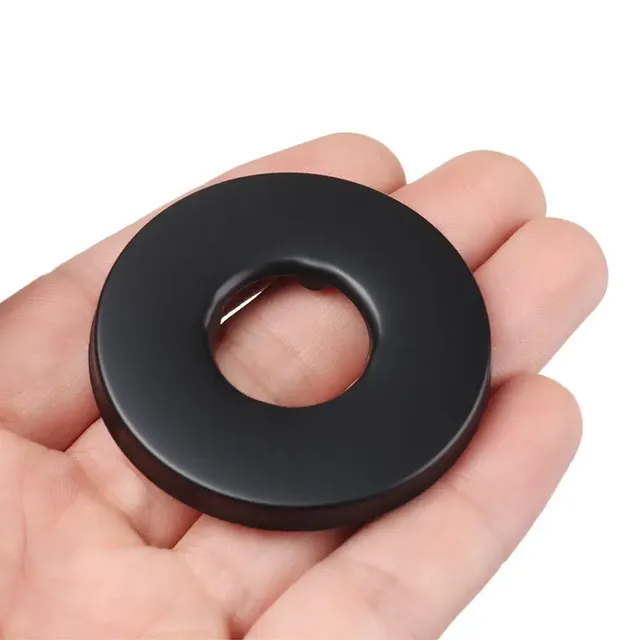 Couvercle Décoratif Noir pour Tuyau d'Eau en Acier…