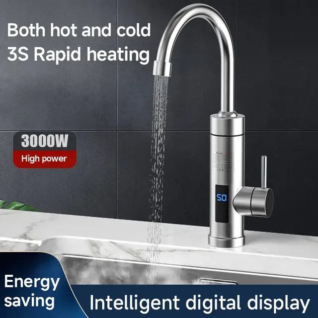 Il n'y a pas de robinet de chauffe-eau instantané…