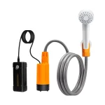 Douche de Camping électrique Portable, avec tuyau, Rechargeable par USB, pour randonnée, voyage, natation, plage