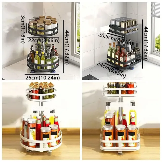 360 ° Étagère à épices rotative – vue 6