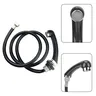 Robinet de douche tuyau de pomme de douche noir adapté… – vue 6