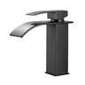 Robinet lavabo cascade noir mat inox mitigeur mono… – vue 5