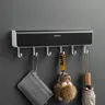 Porte manteaux mural sans perçage plastique abs moderne… – vue 2