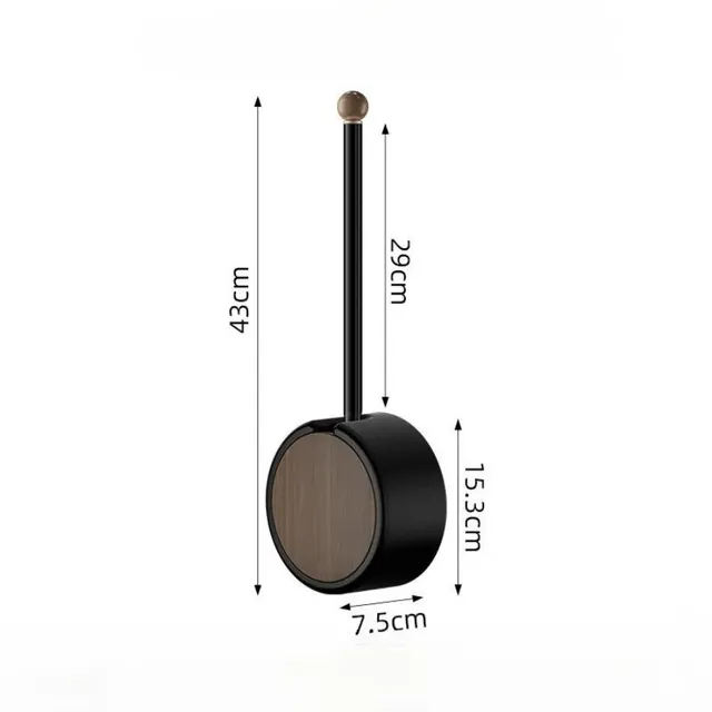 Brosse de toilette murale sans poinçonnage – vue 3