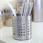 Organisateur d&rsquo;outils porte-couverts égouttoir cuillère fourchette baguettes panier de rangement support étagères en acier inoxydable accessoires de cuisine
