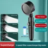 Pommeau douche pressurisé noir mat…