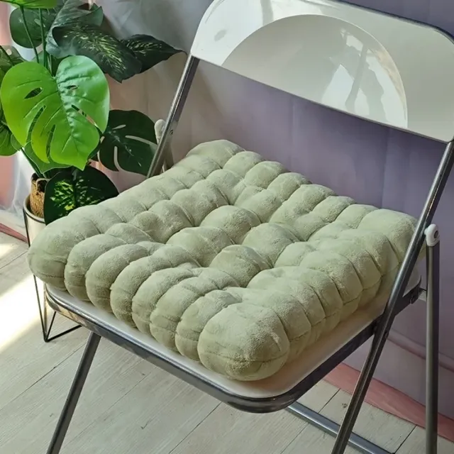 Coussin de siège doux en velours de lait – vue 5