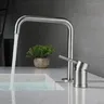 Robinet de lavabo de salle de bains en acier inoxydable – vue 3