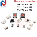 50 pièces interrupteur tactile 4 pieds Patch 2 pieds côté presse Circuit imprimé bouton petit Micro électronique petit interrupteur tortue bouton tactile