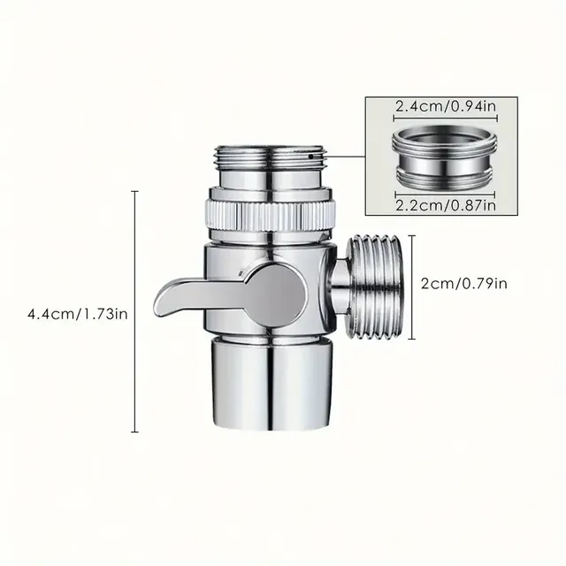 Déviateur de robinet à 3 voies – vue 4
