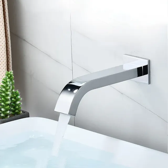 Robinet de lavabo à Induction infrarouge mural noir.… – vue 5