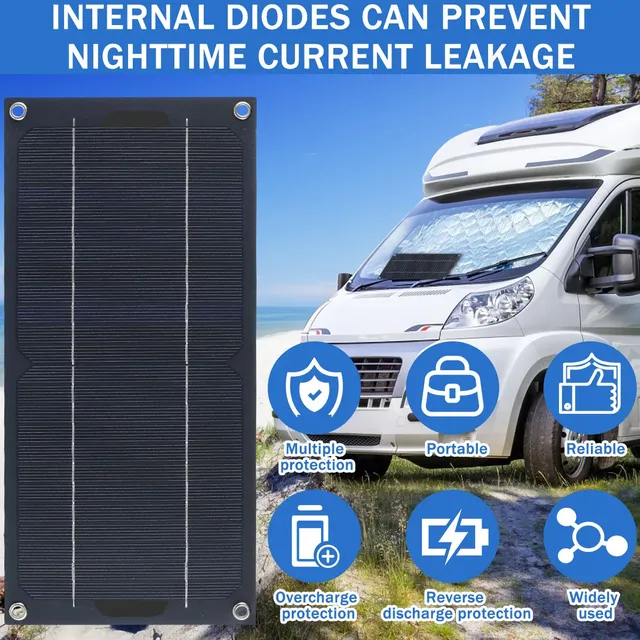 Panneau solaire 30W 12V Portable RV – vue 3