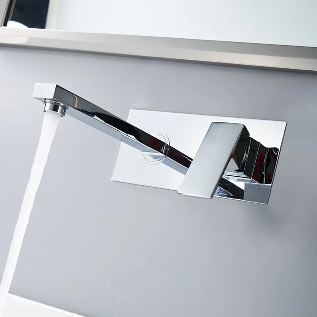 Mitigeur mural lavabo encastré monocommande laiton… – vue 2