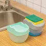 Distributeur savon liquide évier porte éponge caddie… – vue 1