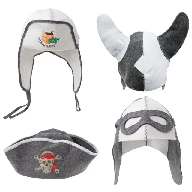 Bonnet sauna feutre laine protection chaleur tête…