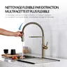 Robinets de cuisine en or brossé – vue 4