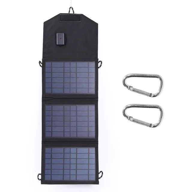 Panneau solaire pliable trente watts portable USB… – vue 2