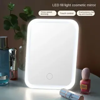 Miroir de maquillage à écran tactile LED